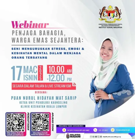 Webinar : Penjaga Bahagia, Warga Emas Sejahtera
