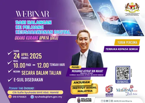 Webinar Keusahawanan Orang Kurang Upaya (OKU)